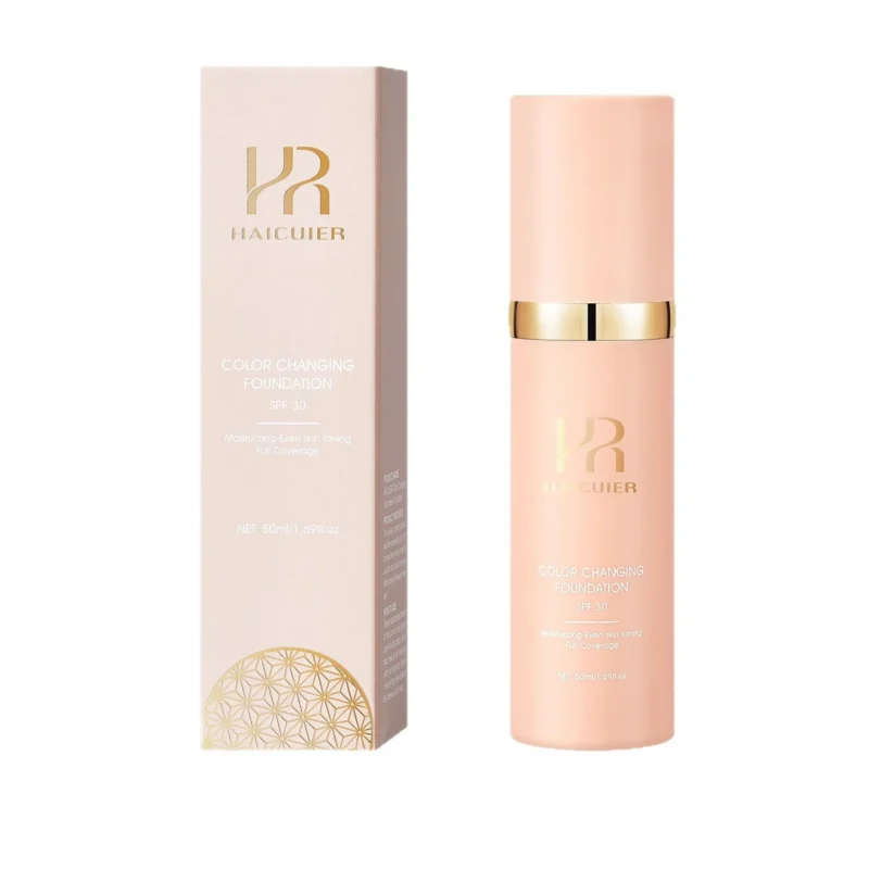 Color Changing Foundation Liquid - Moisturizing Skin Tone Adjusting Concealer & Highlighter