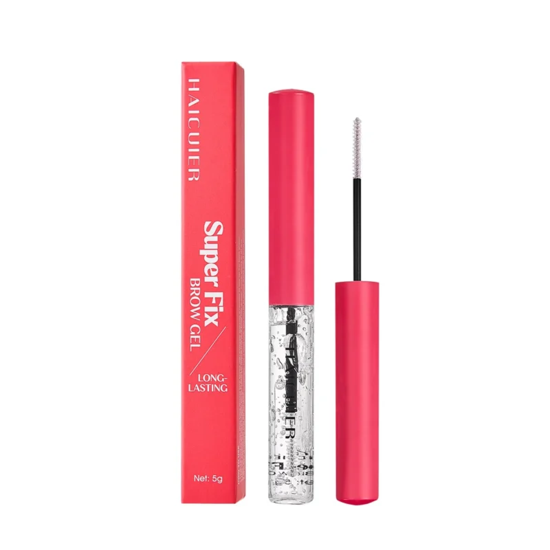 eyebrow-styling-gel-3d-wild-brow-brush-hai-gbu6unpf-1 Transparent Eyebrow Styling Gel with Brush for creating 3D wild brow looks and long-lasting hold.