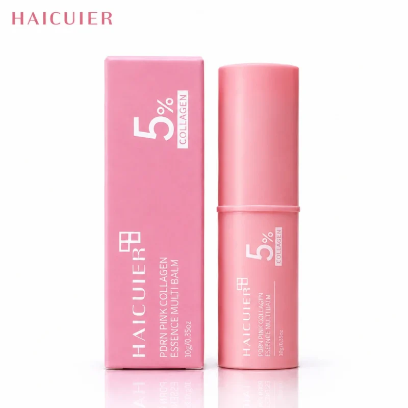 Pink Collagen Volume Multi Balm lip plumper stick for hydration and anti-aging care