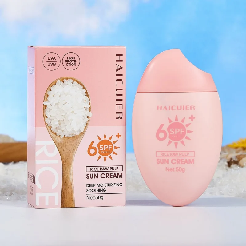 rice-raw-pulp-sun-cream-spf50-plus-pa-plus-plus-plus-50g-hai-2fub395s-1 Haicuier Rice Raw Pulp Sun Cream SPF50+ PA++++ 50g tube for deep moisturizing and high UV protection